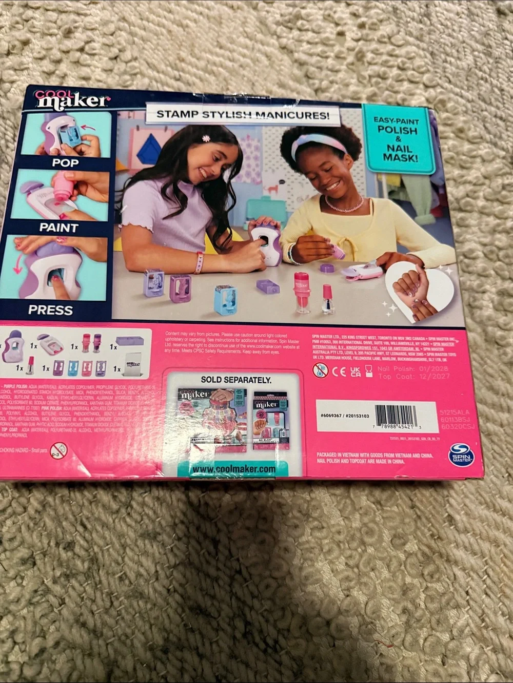 Go Glam Nail Studio Kids Nail Stamper - new 7+ years old